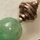 Light jade and sterling beads
