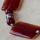 Carnelian beads with sterling, 16